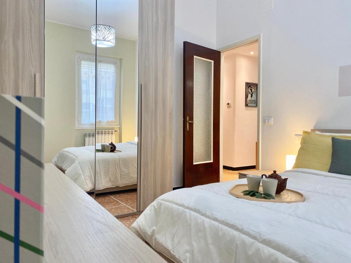 Casaviva-Trilocale Con Giardino E Posteggio A Rapallo Apartment Bagian luar foto